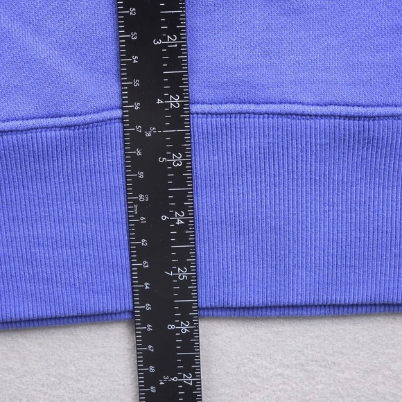 Merz b Schwanen Mens Blue Organic Cotton Quarter Zip Sweatshirt XL Made Portugal - Picture 6 of 7